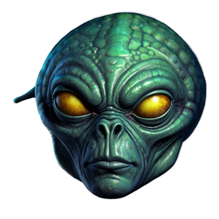 Comic Style Alien Png 05032024