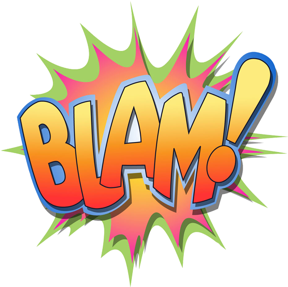Comic Style Blam Exclamation