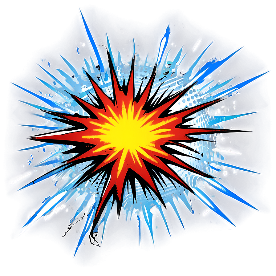 Comic Style Explosion Png Kgw93