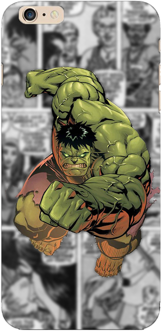 Comic Style Hulk Phone Case