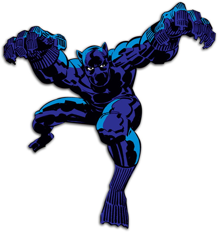 Comic Style Panther Hero