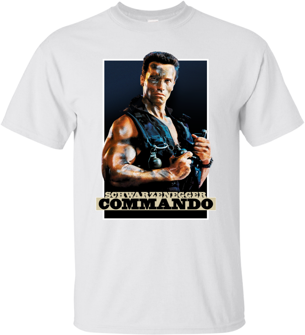 Commando Movie T Shirt Design