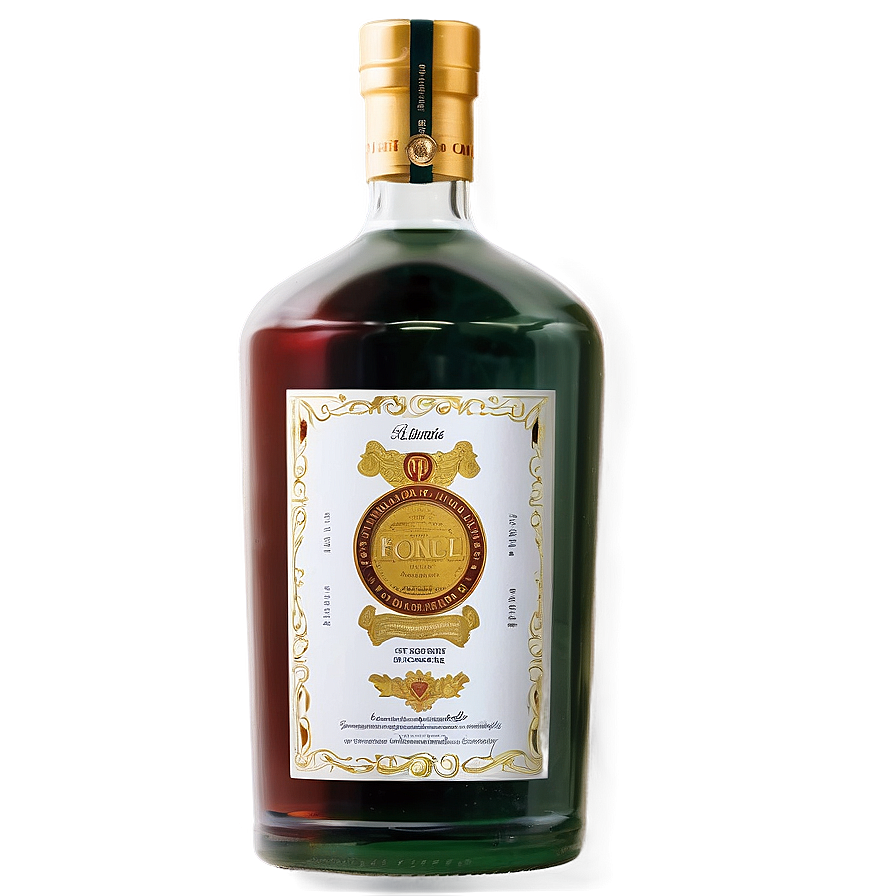 Commemorative Edition Liquor Bottle Png 30