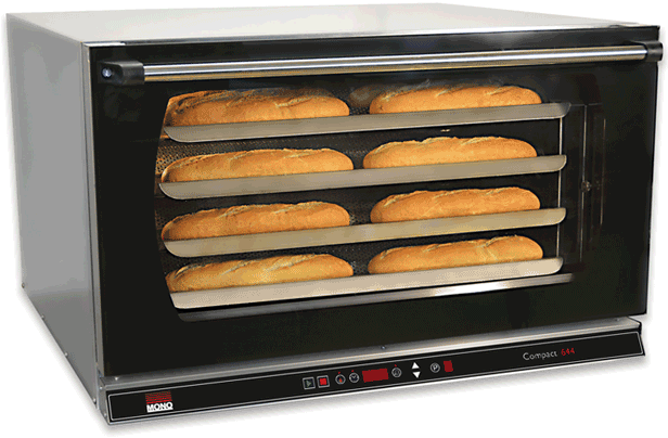 Commercial Bread Oven Baking Baguettes