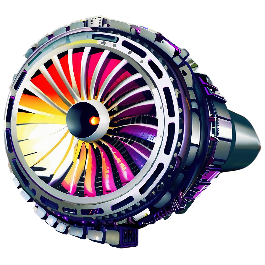 Commercial Jet Engine Graphic Png 62