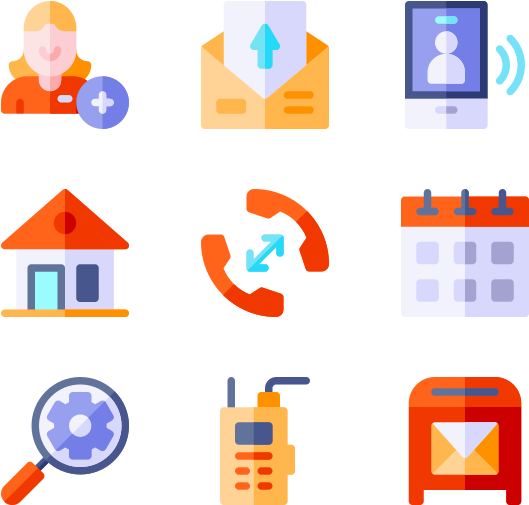 Communicationand Organization Icons