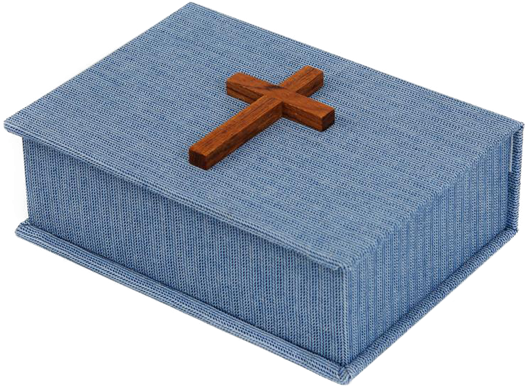 Communion Wafer Boxwith Cross