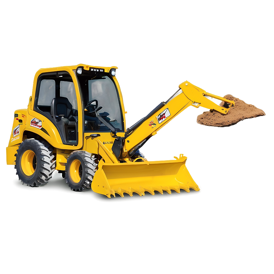 Compact Backhoe Equipment Png Gud26