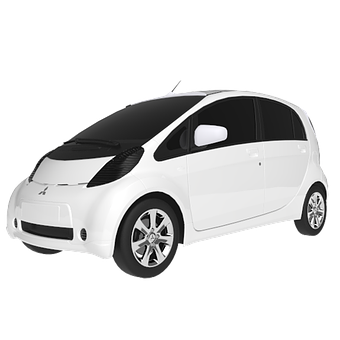 Compact_ Electric_ Car_ Black_and_ White