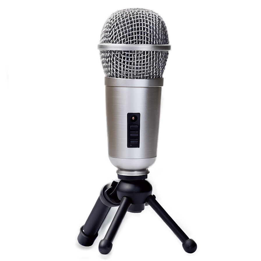 Compact Microphone On Stand Png Ynt