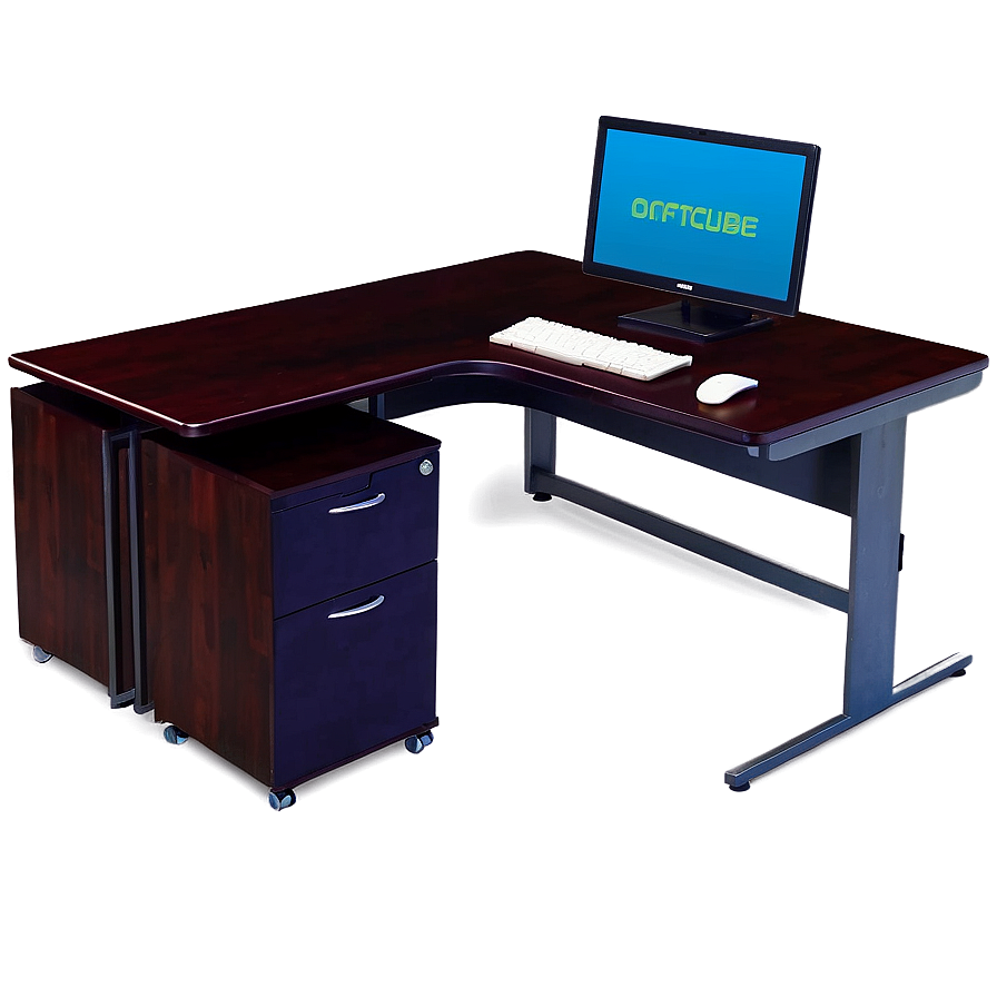 Compact Office Table Png 13