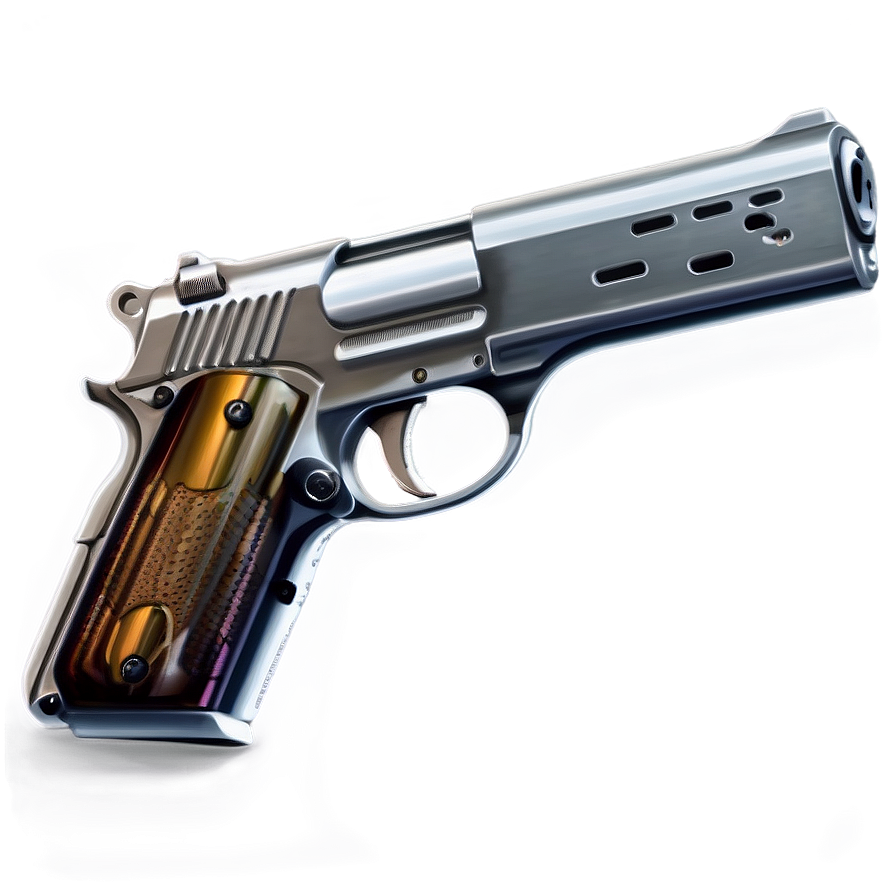 Compact Pistol Illustration Png Sun