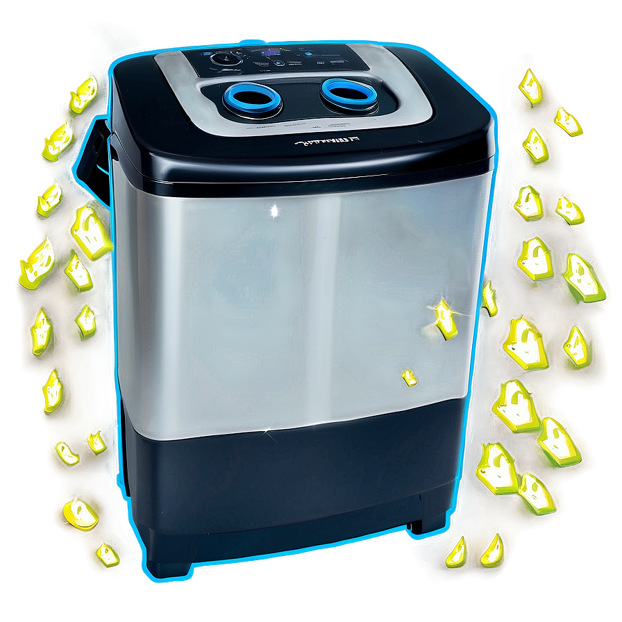 Compact Portable Washer Illustration Png 06282024