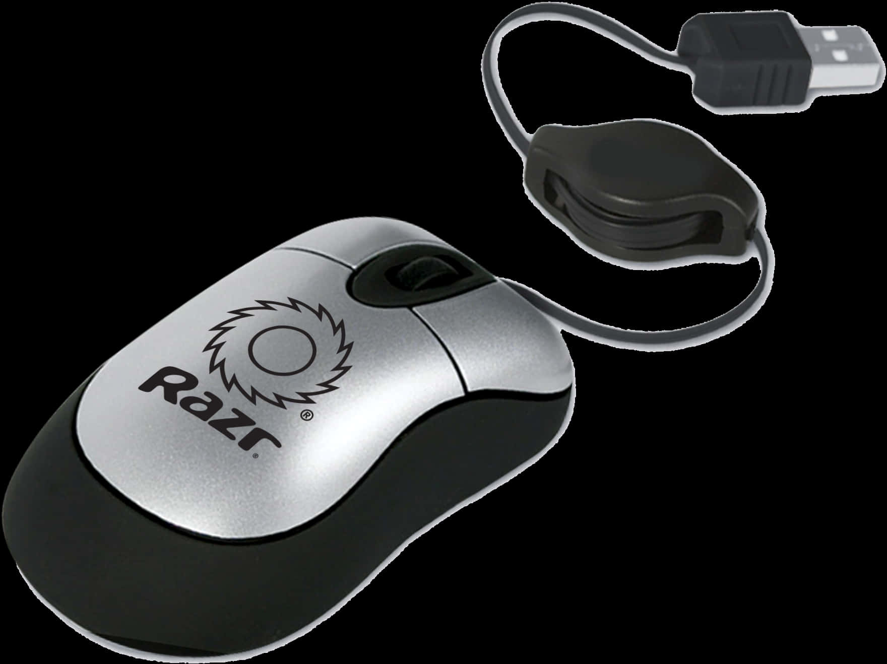 Compact Retractable U S B Mouse