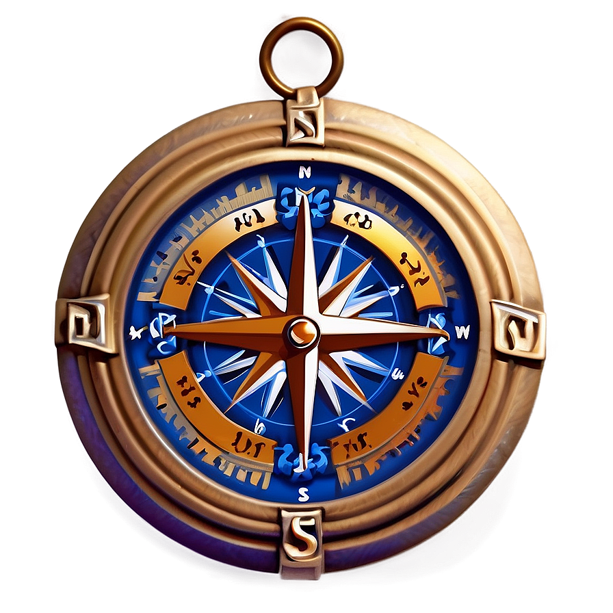 Compass Engraving Style Png Yff