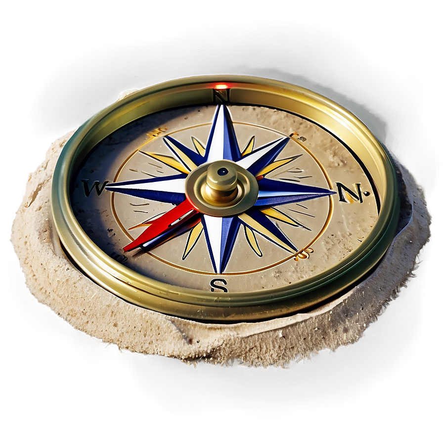Compass In The Sand Png Ivt