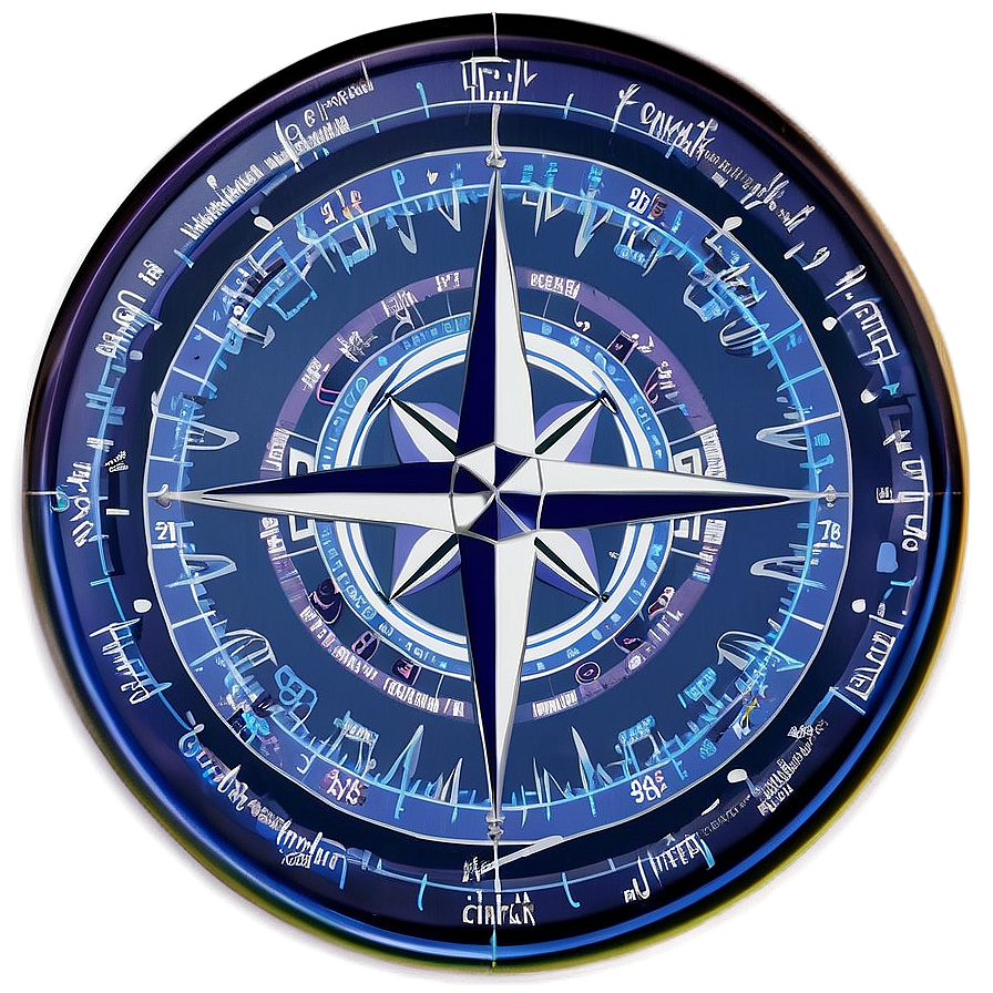 Compass Rose Blueprint Png 05042024