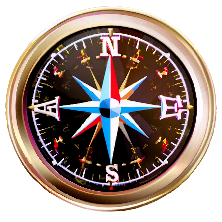 Compass Rose Direction Indicator Png Dci