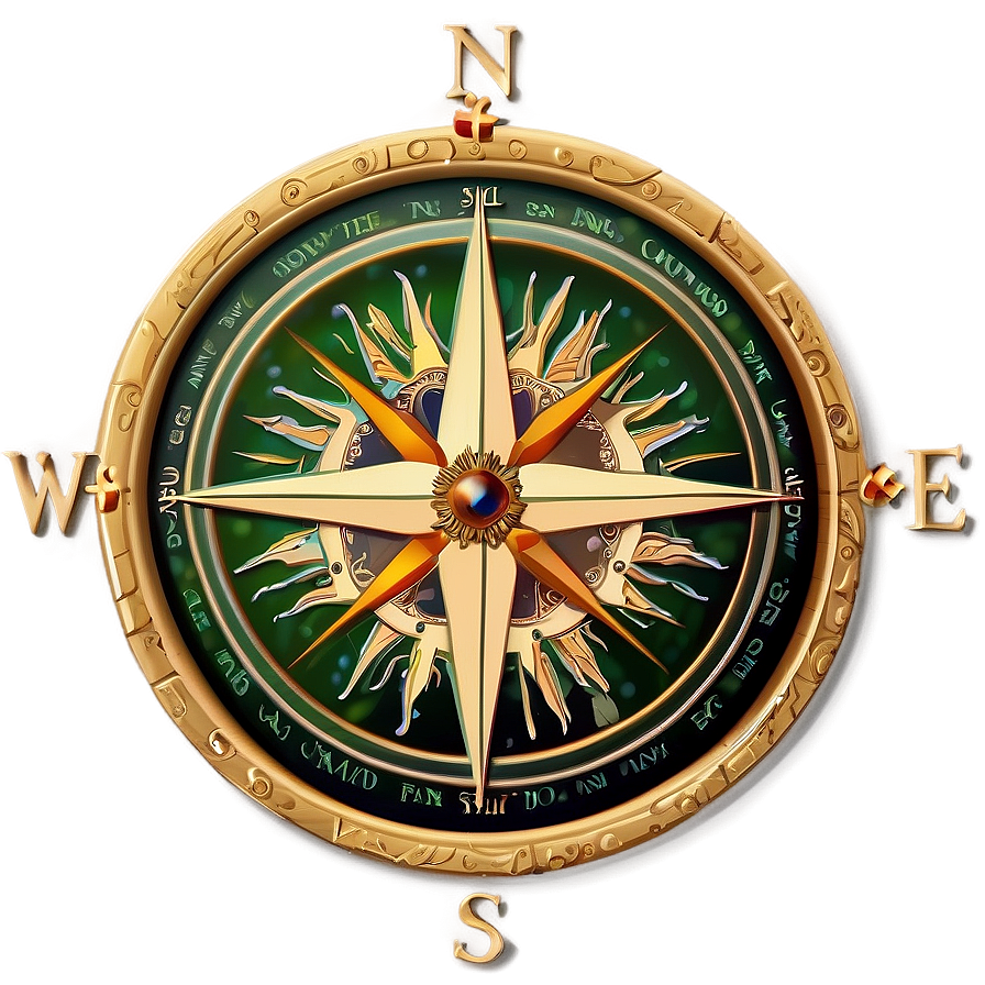 Compass Rose For Adventurers Png 05252024