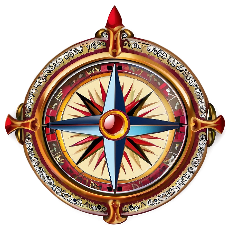 Compass Rose Illustration Png Xma59