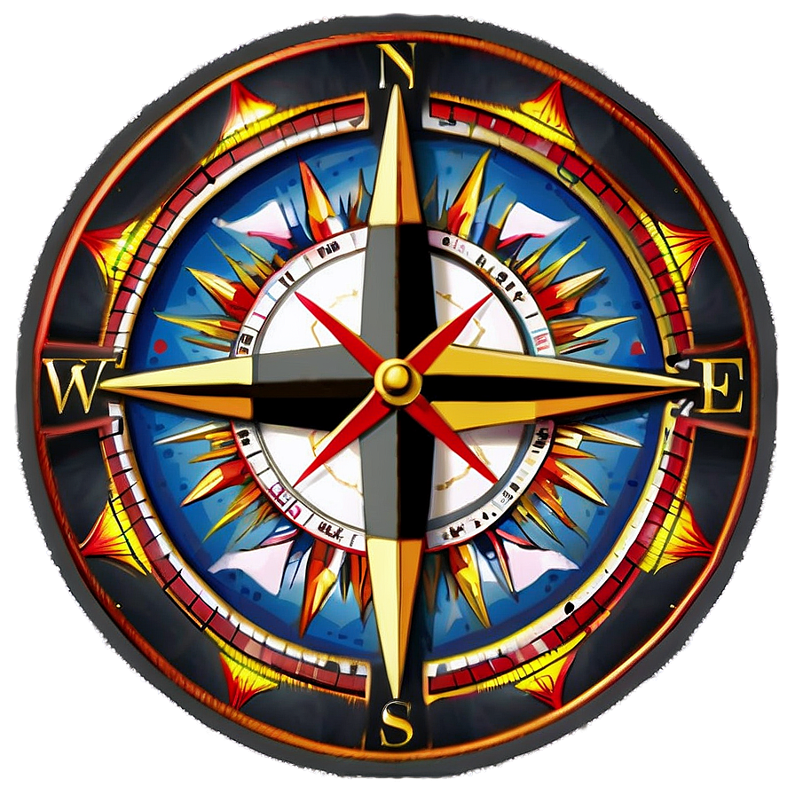 Compass Rose With Cardinal Points Png 05252024