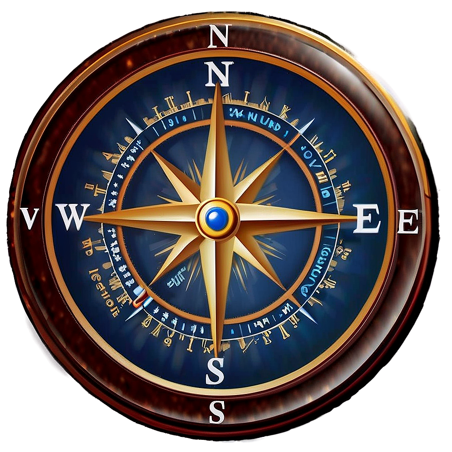Compass Rose With Latitude Lines Png 05252024