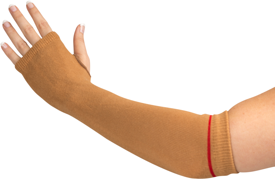 Compression Arm Sleeve Tan Background