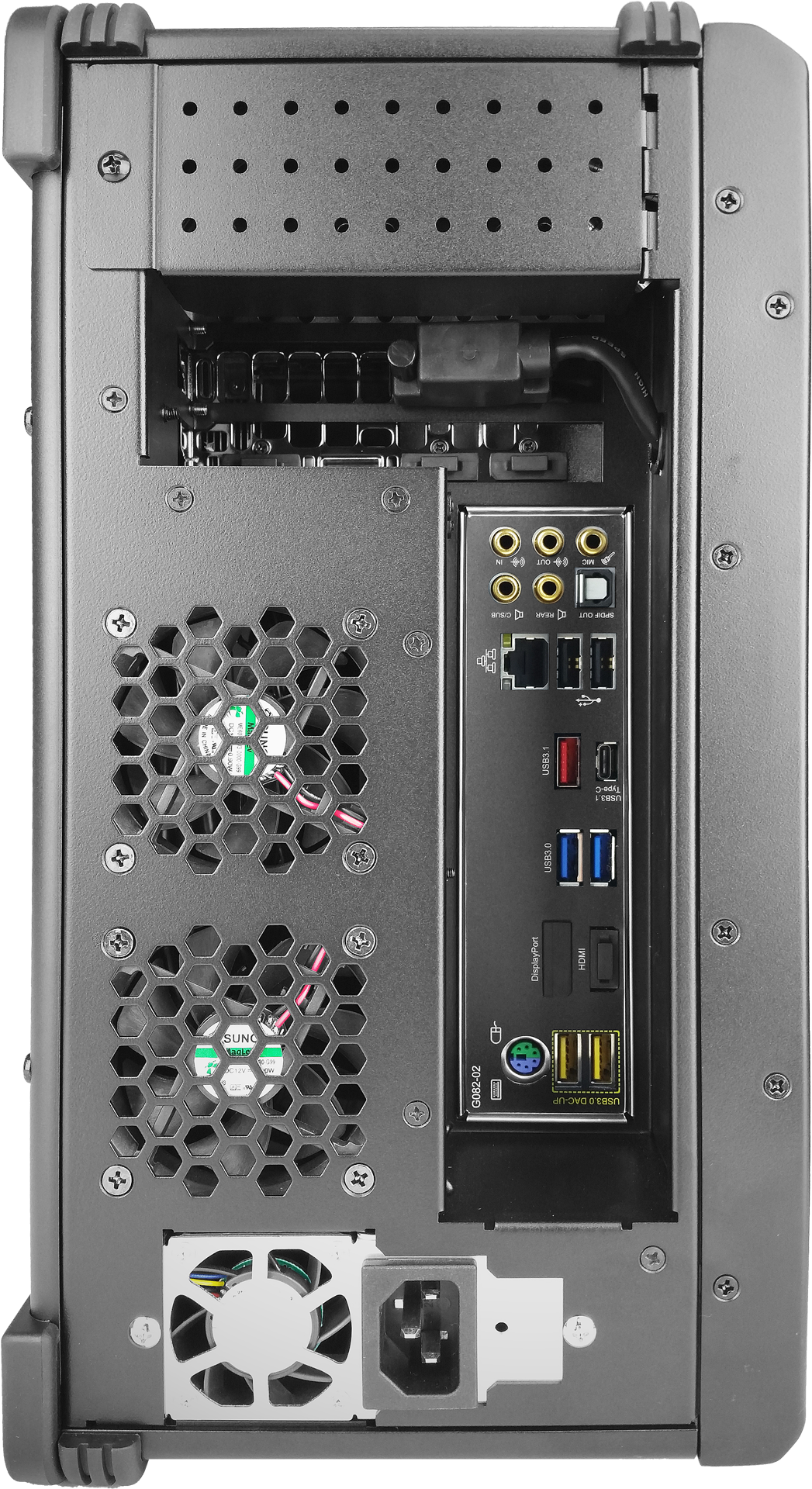 Computer Rear Panel Connectivity Ports