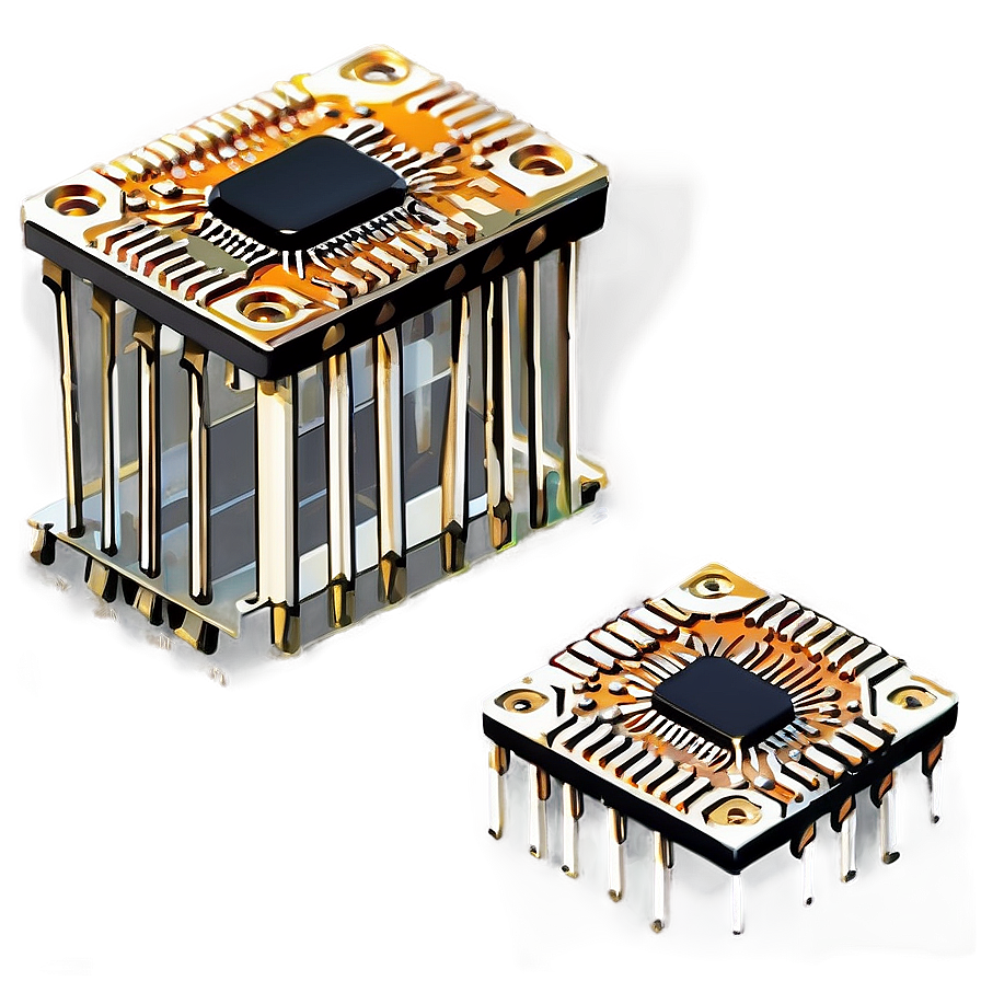 Computing Microchip Circuit Png 06282024