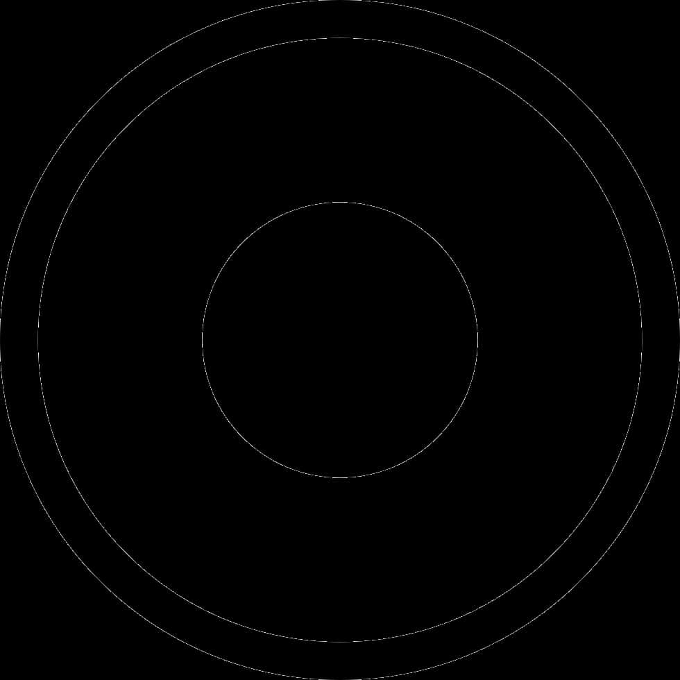 Concentric Circles Black Background