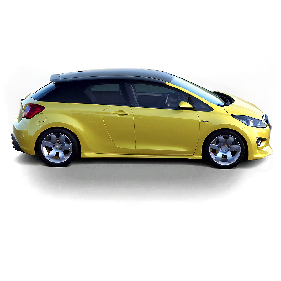 Concept Yellow Car Png 06292024