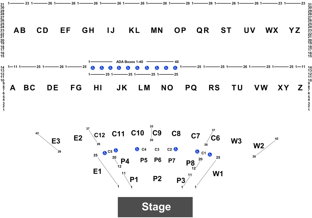 Concert Seating Chart Overview