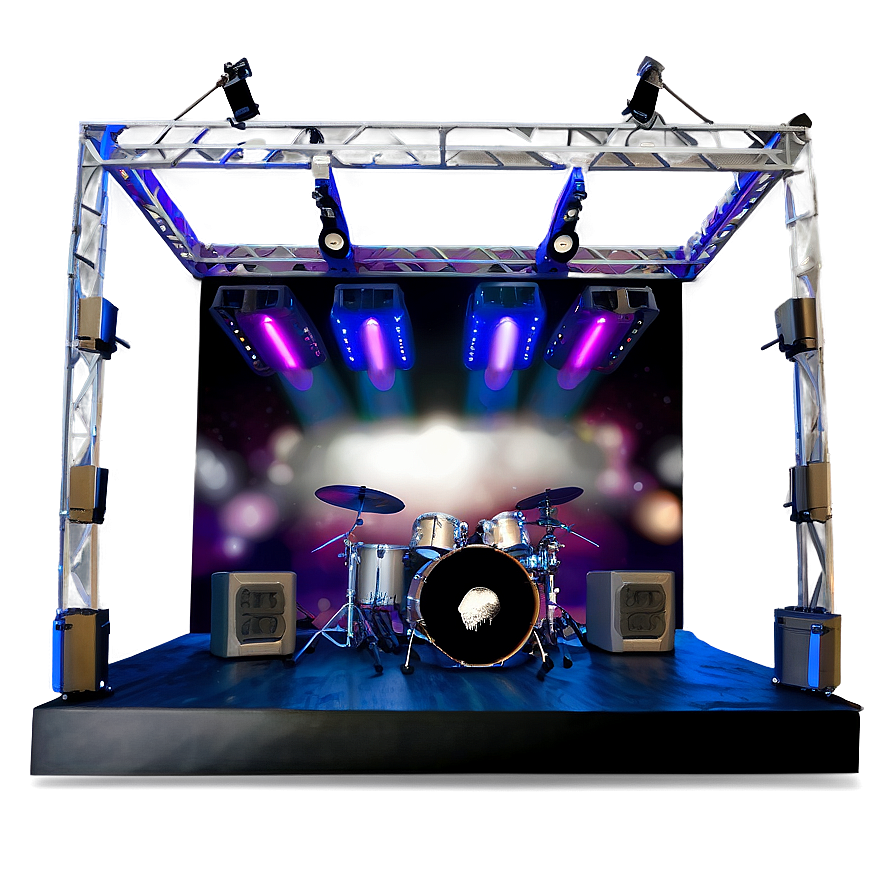 Concert Stage With Screens Png Eoq