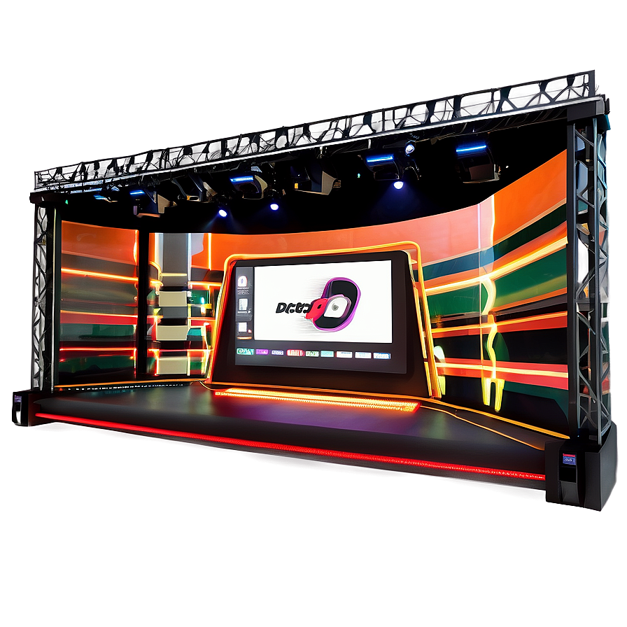 Concert Stage With Video Wall Png 62