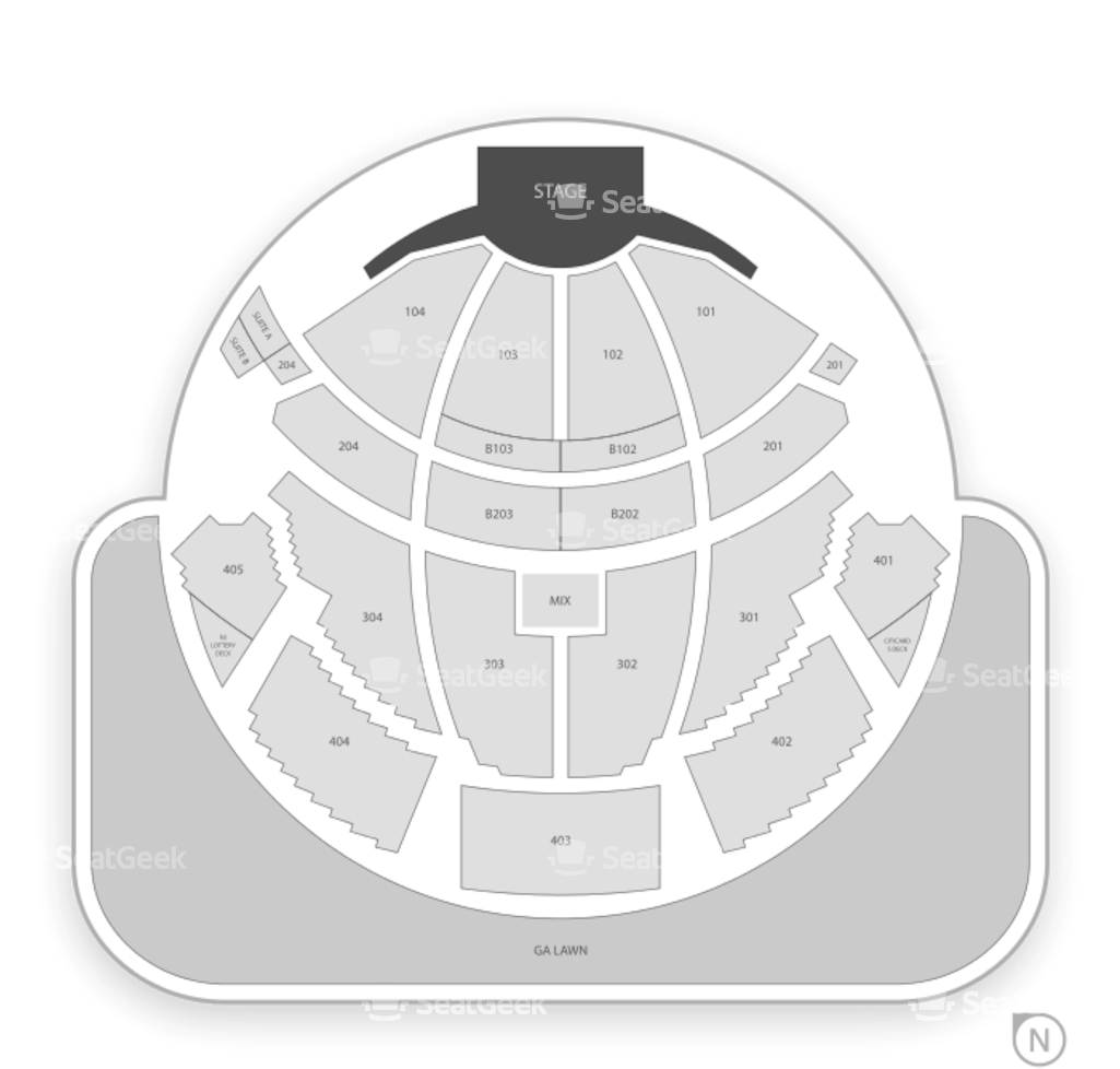 Concert Venue Seating Chart