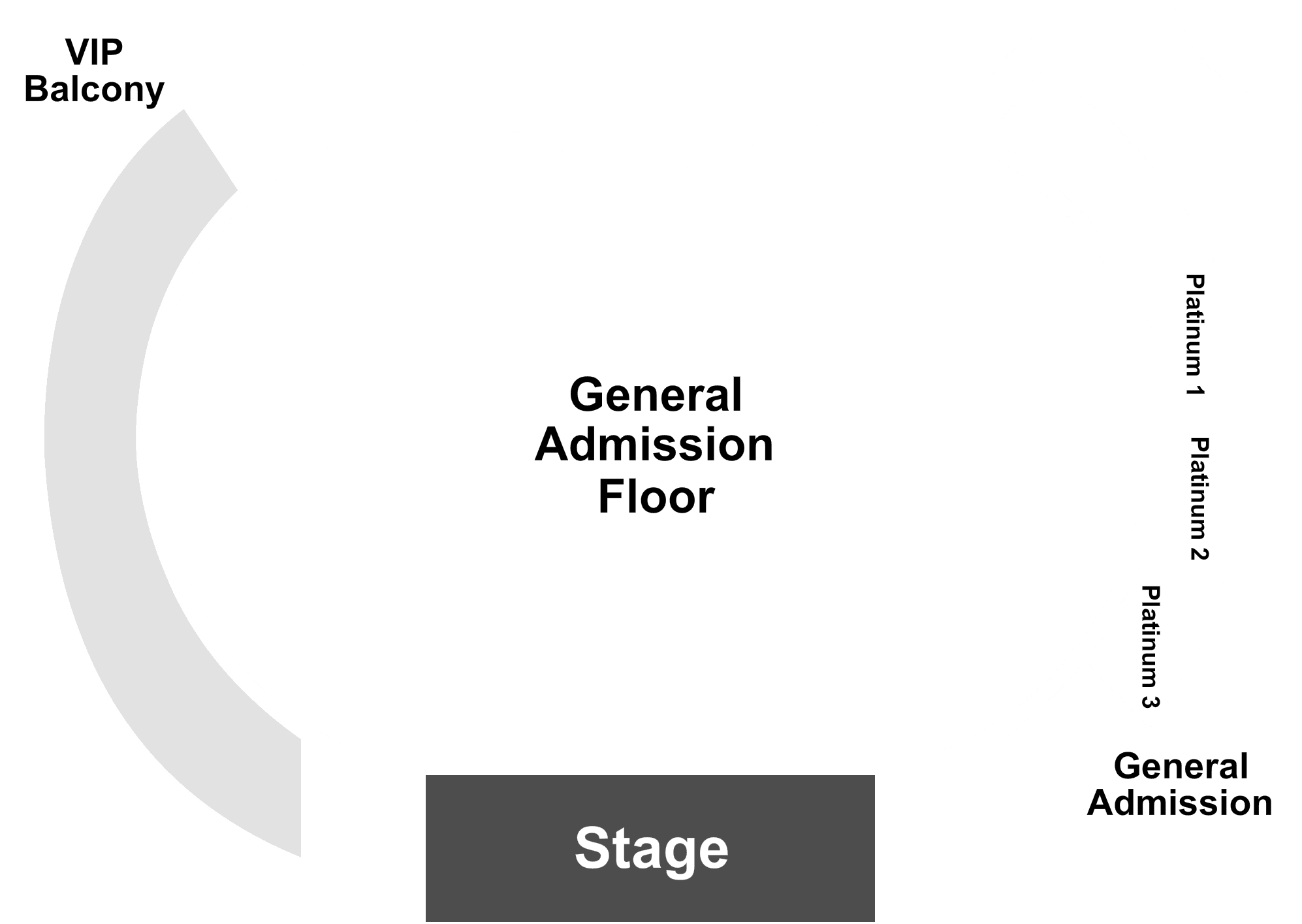 Concert Venue Seating Layout