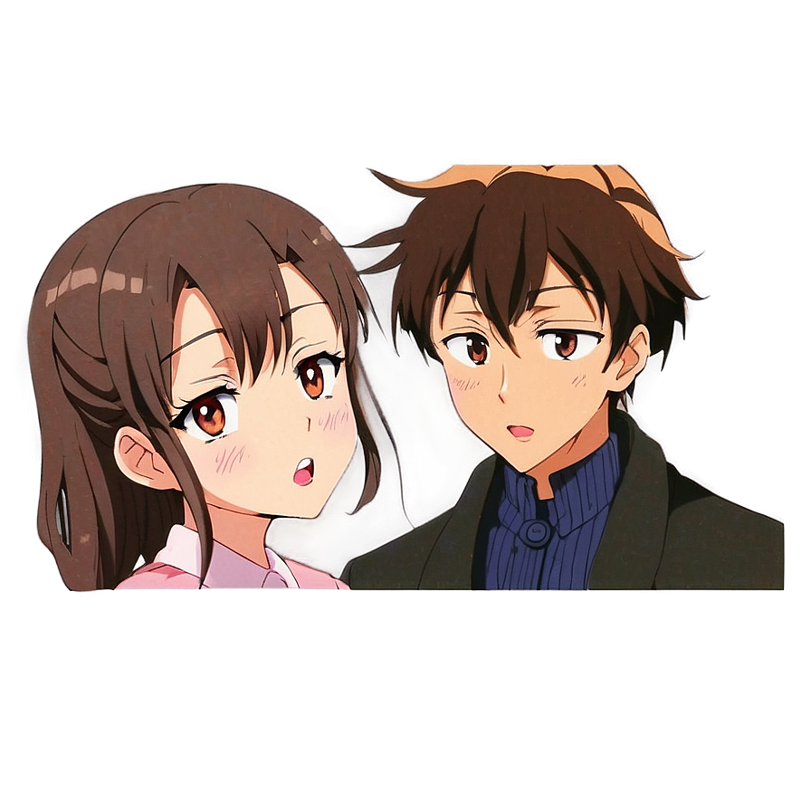 Confession Scene Anime Blush Png Kwo