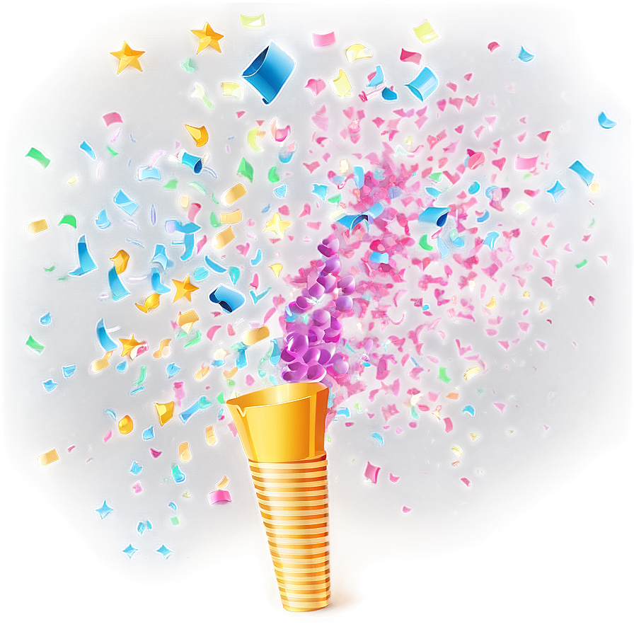 Confetti Popper Blast Png Wco41