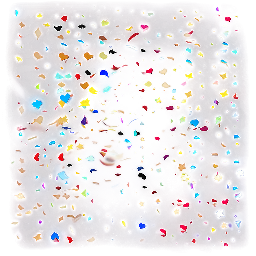 Confetti Shower Png 25