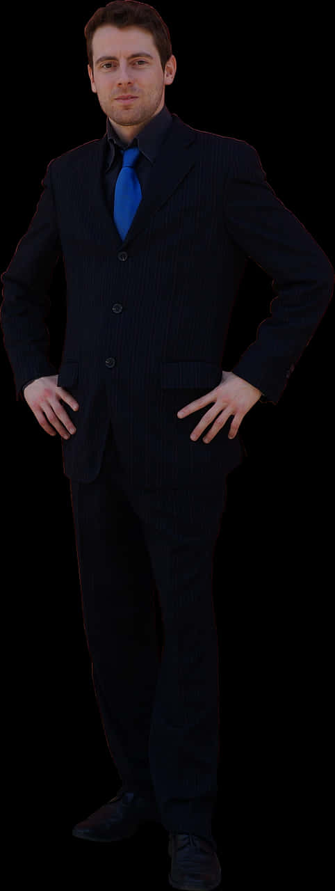Confident Businessmanin Suit