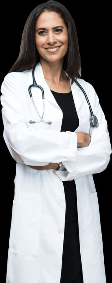 Confident Female Doctor Standing