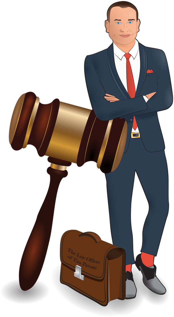 Confident Lawyer With Gaveland Briefcase