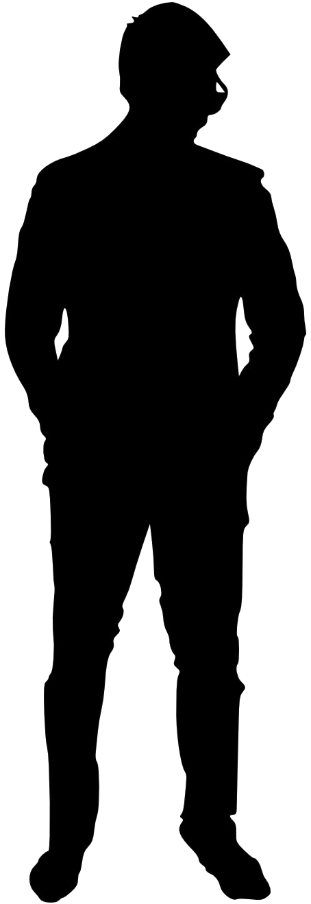 Confident Man Silhouette