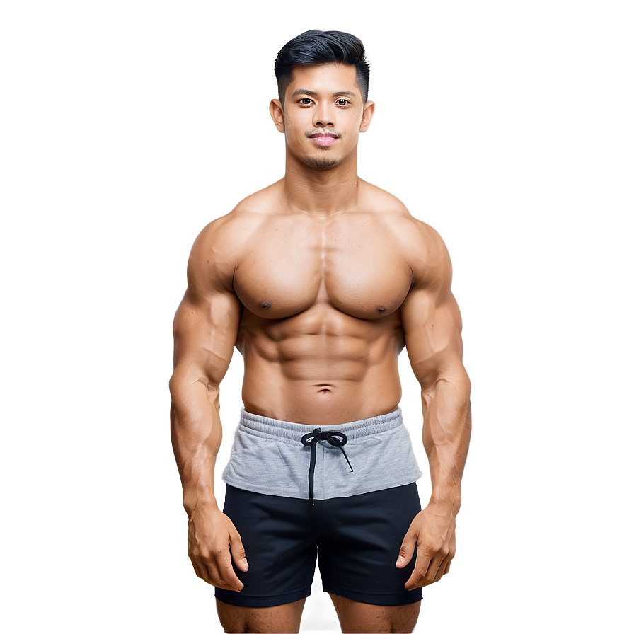 Confident Muscle Man Png 23