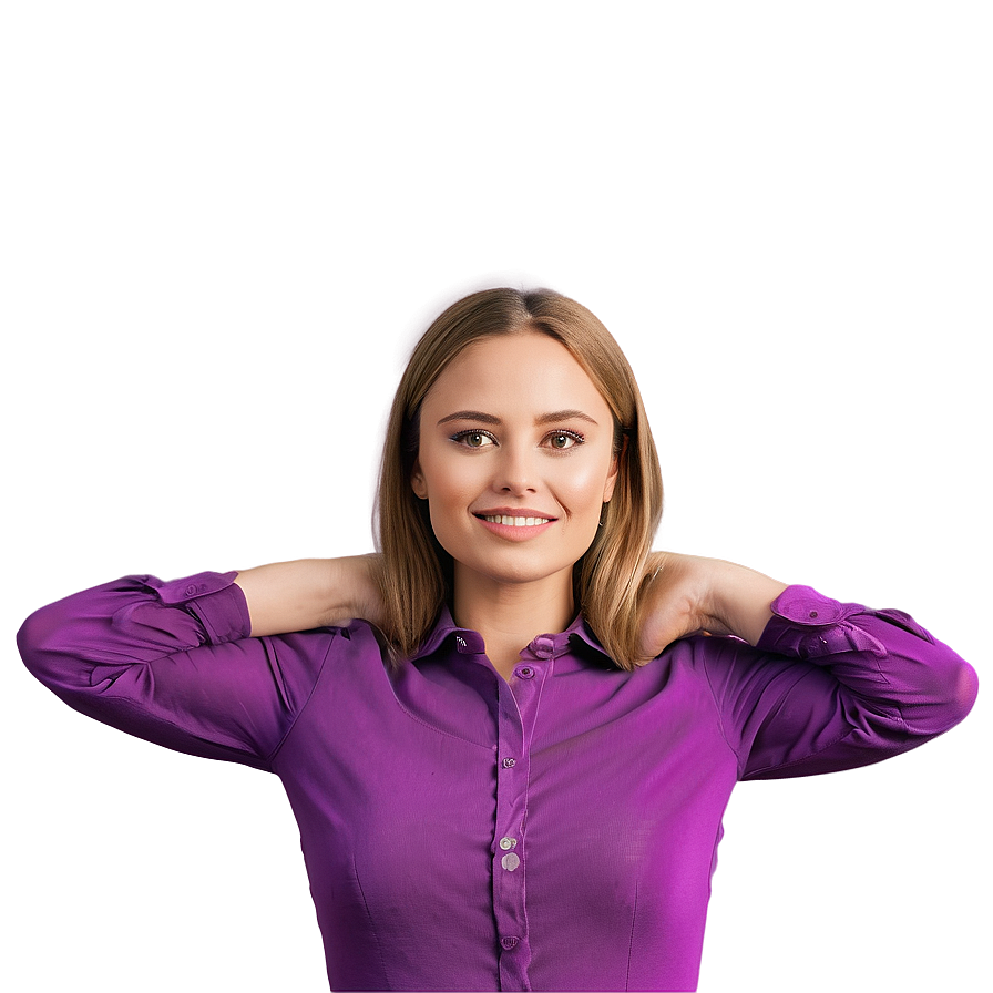 Confident Woman Pose Png Olm61