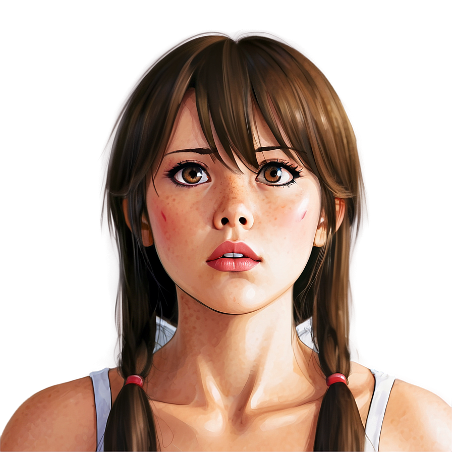 Confused Anime Face Png 06122024