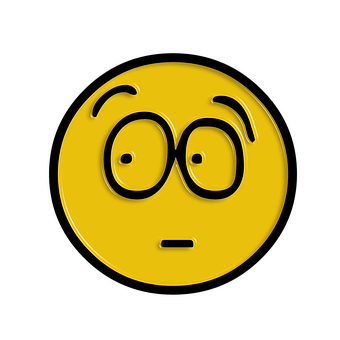 Confused Yellow Emoji