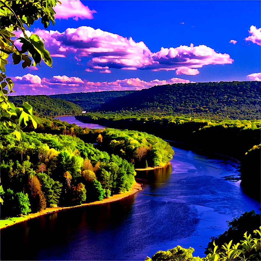 Connecticut River Landscape Png Igg90