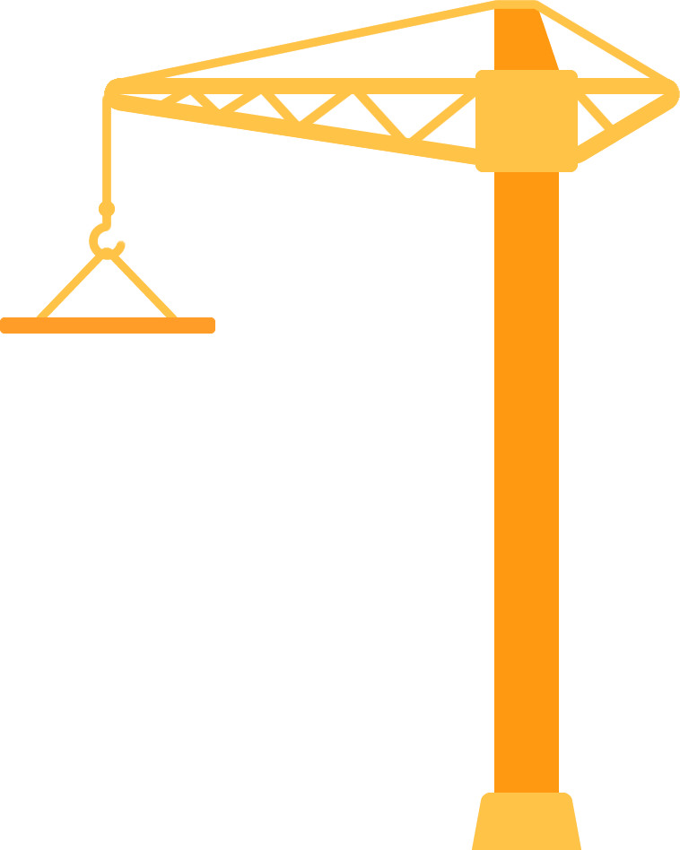 Construction Tower Crane Vector