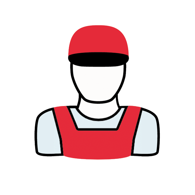 Construction Worker Avatar Icon